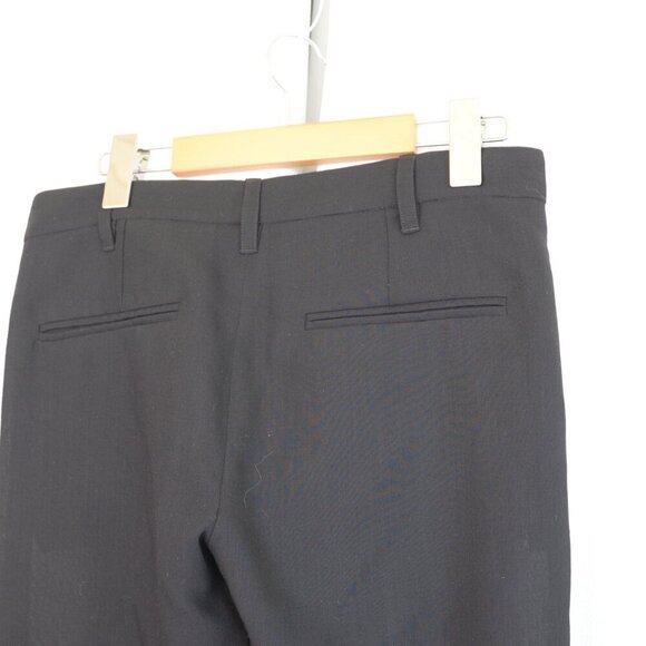 Ann Demeulemeester Black Wool Tapered Pants Sz 2 - Picture 6 of 7